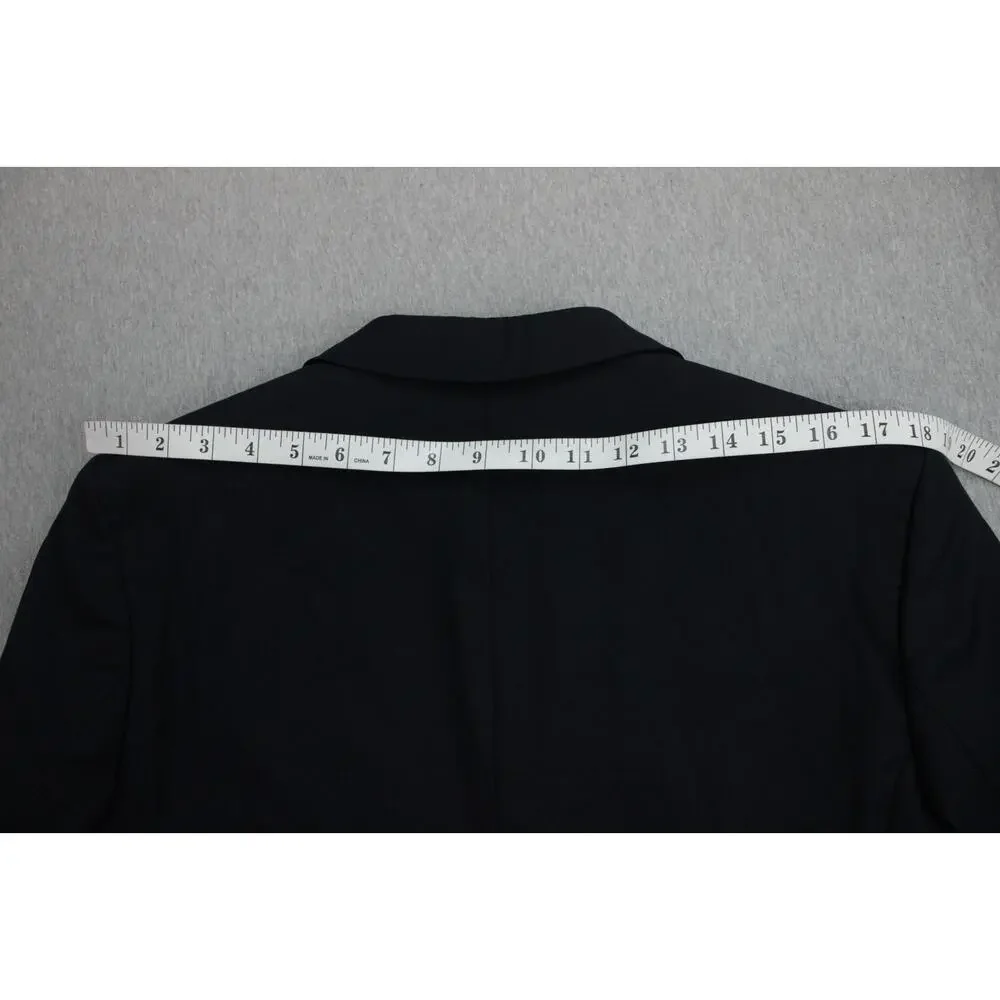 Hugo Boss Blazer‎ Mens 42R Navy Blue 100% Wool 2 Buttons Lined Notch Label
